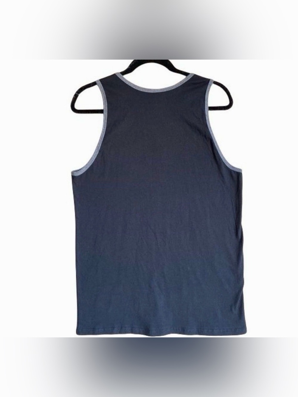 Talentless Men’s Ringer Tank Top - Graphite/Black - New - Picture 2 of 3